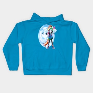 Aphrodite's warrior_Rainbow Dash Kids Hoodie